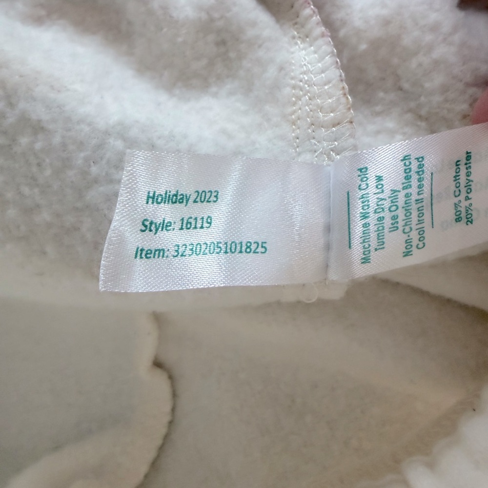 Marine Layer Cloud 9 Fleece Anytime Sweatpant Rainbow Antique White Women Small - Picture 4 of 4